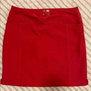 Adidas Women’s Small Red golf skirt w/ built in spandex